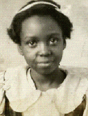 photo of center's namesake at 7 years old